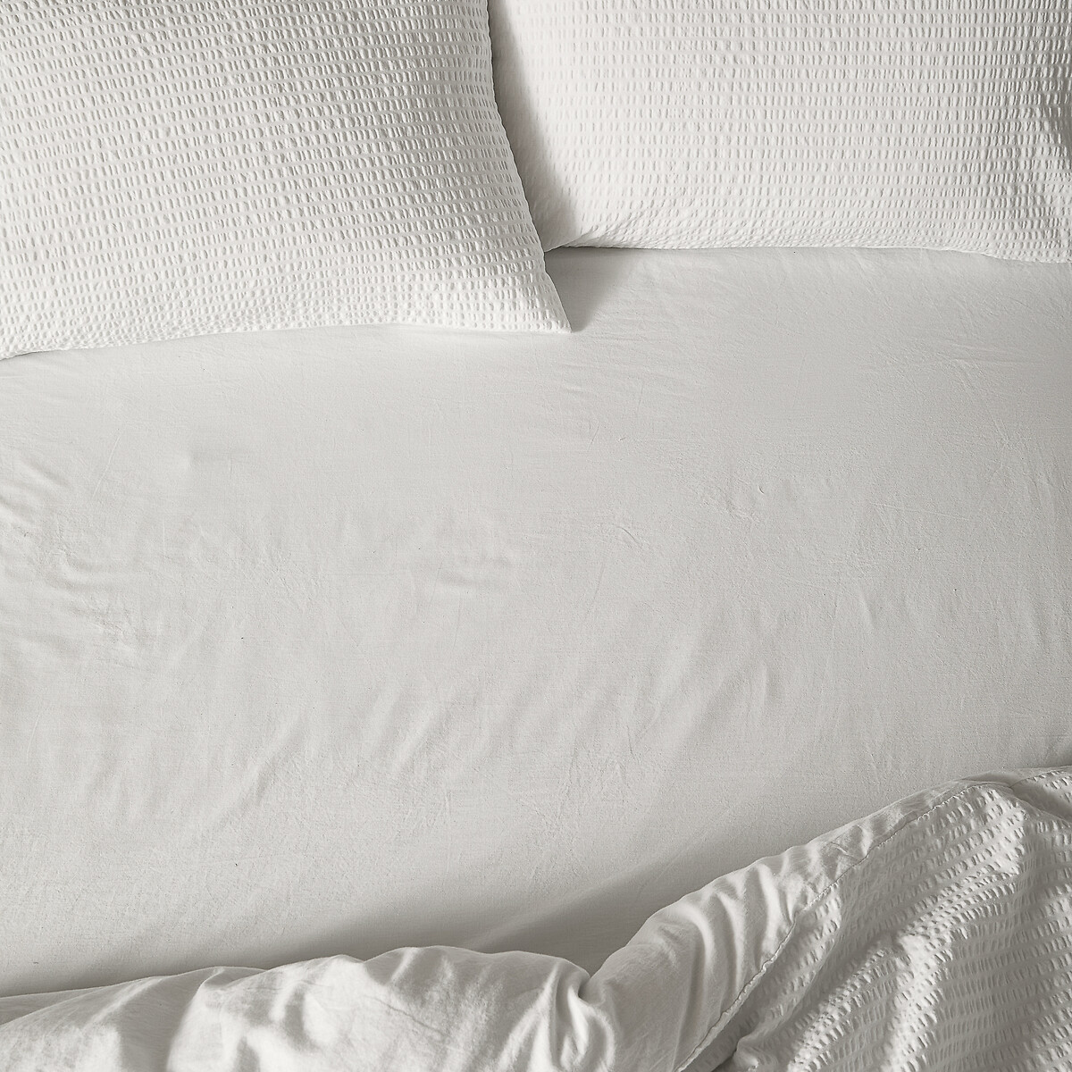 Hebden 100% Washed Cotton Fitted Sheet, YARD