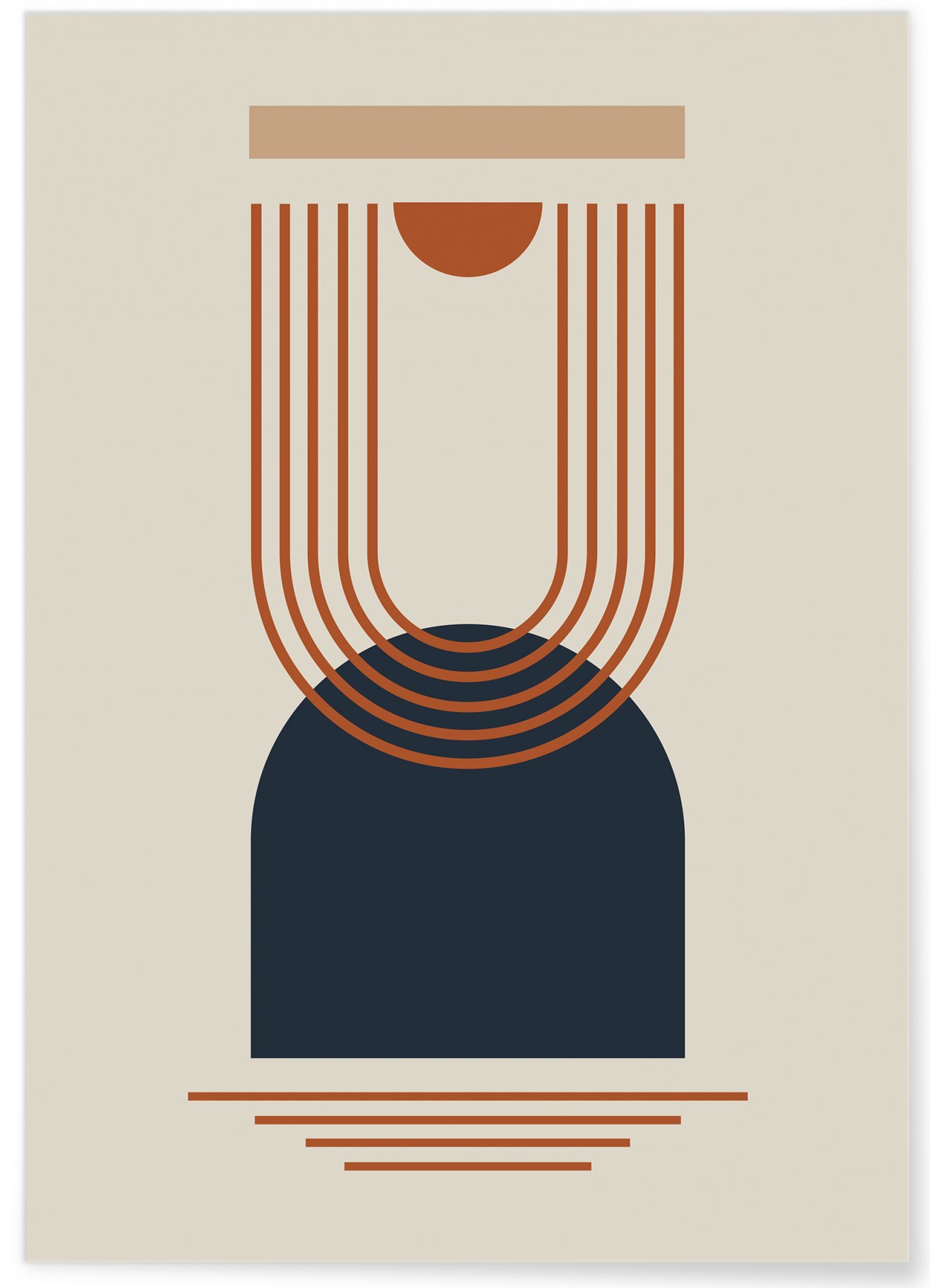 Affiche Abstract Figures 7, L'AFFICHERIE