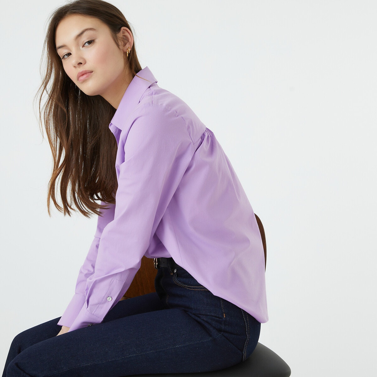 Blouse best sale lilas femme