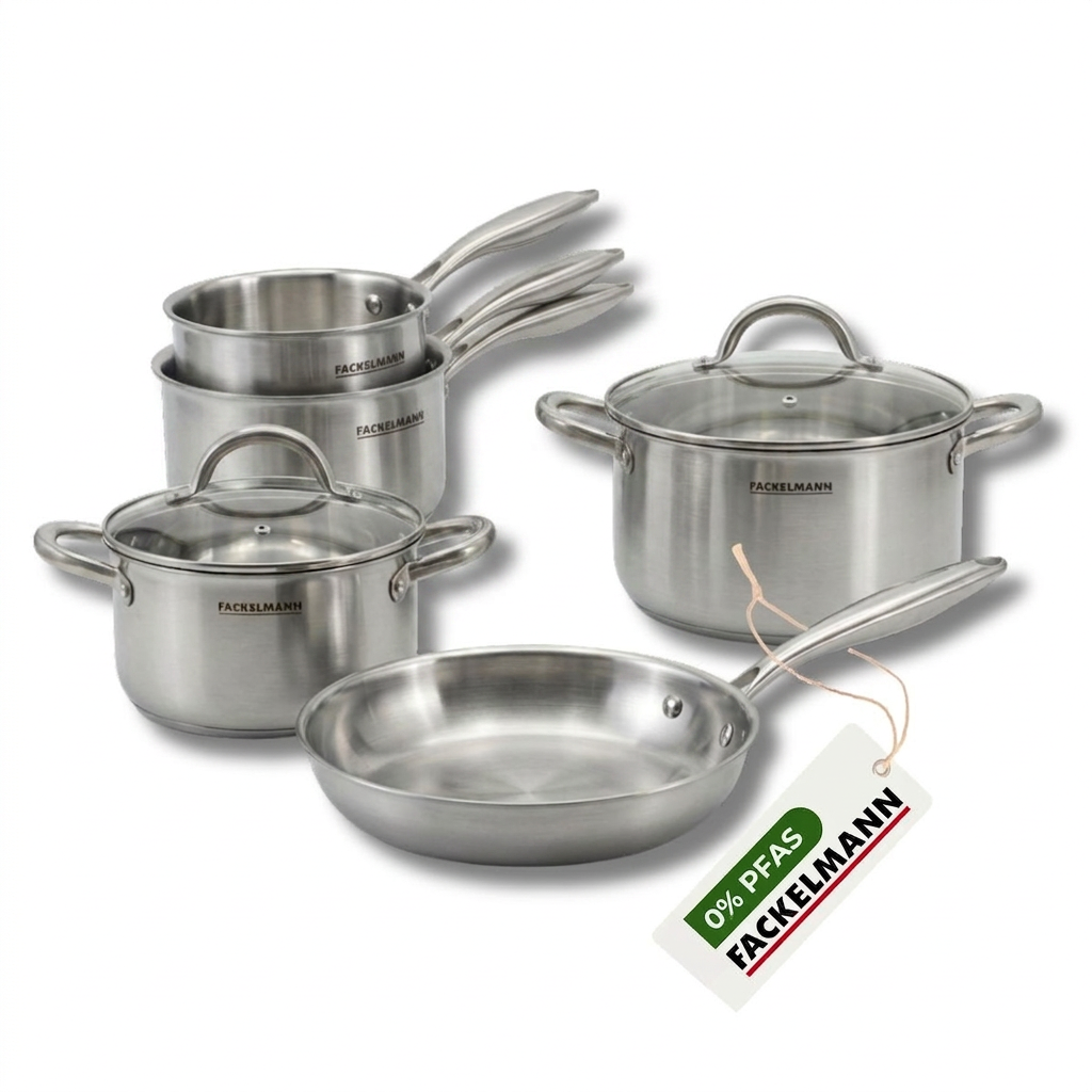 1 poêle 20cm + 2 faitouts 20/24cm + 2 casseroles 14/18cm VITA3, FACKELMANN