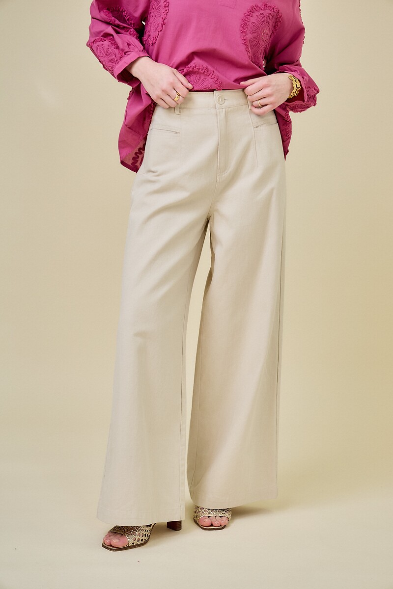 Wide Leg Trousers, SEE U SOON