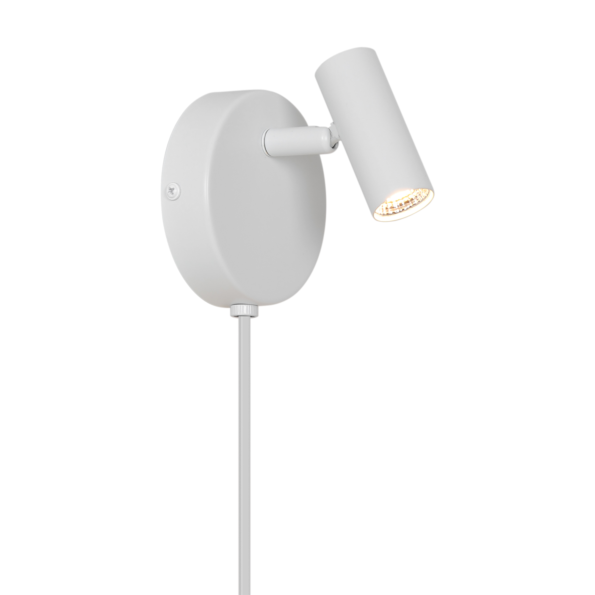 Applique murale spot rond orientable minimaliste en métal, OMARI, NORDLUX