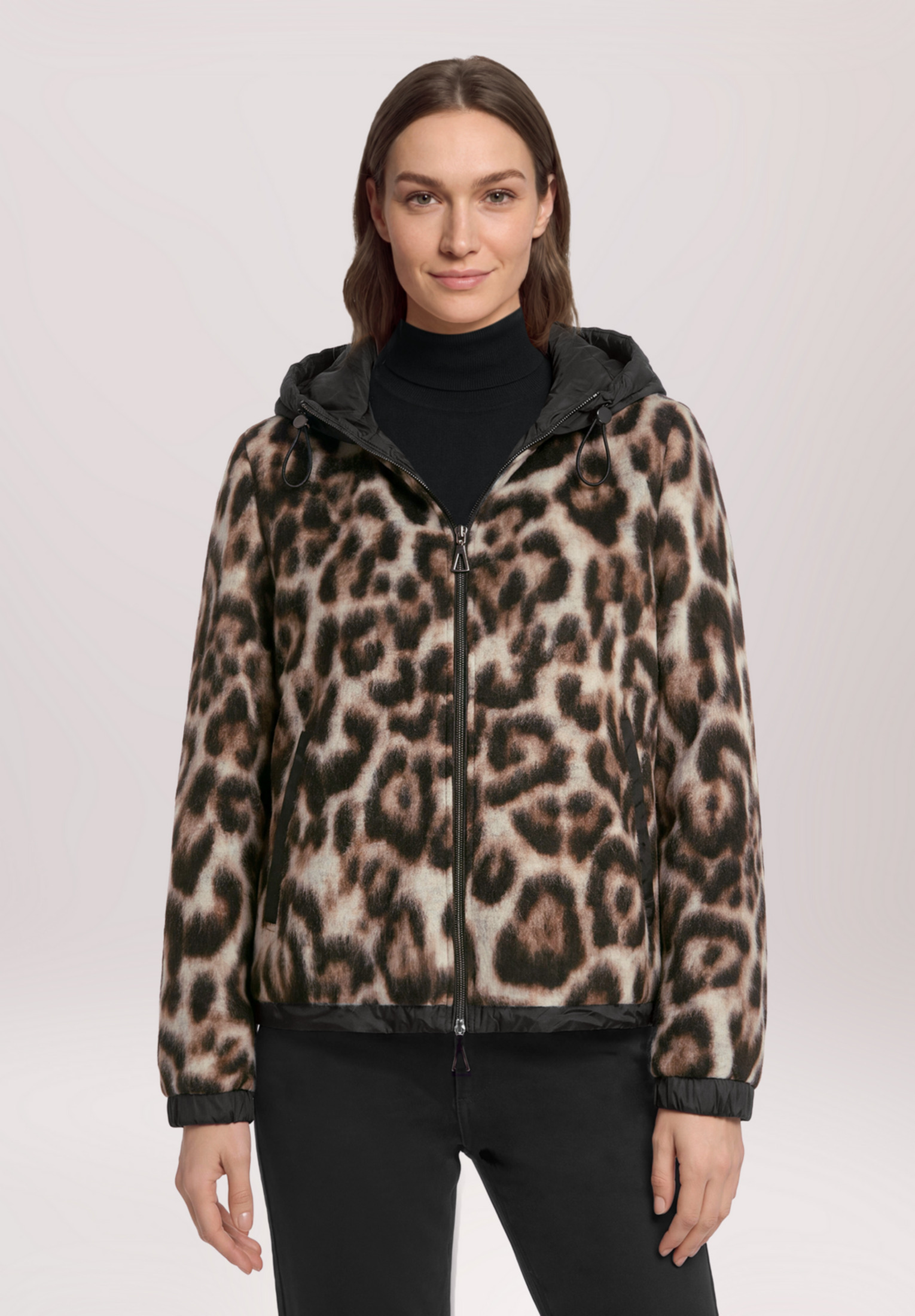 Veste en laine à capuche, GIL BRET