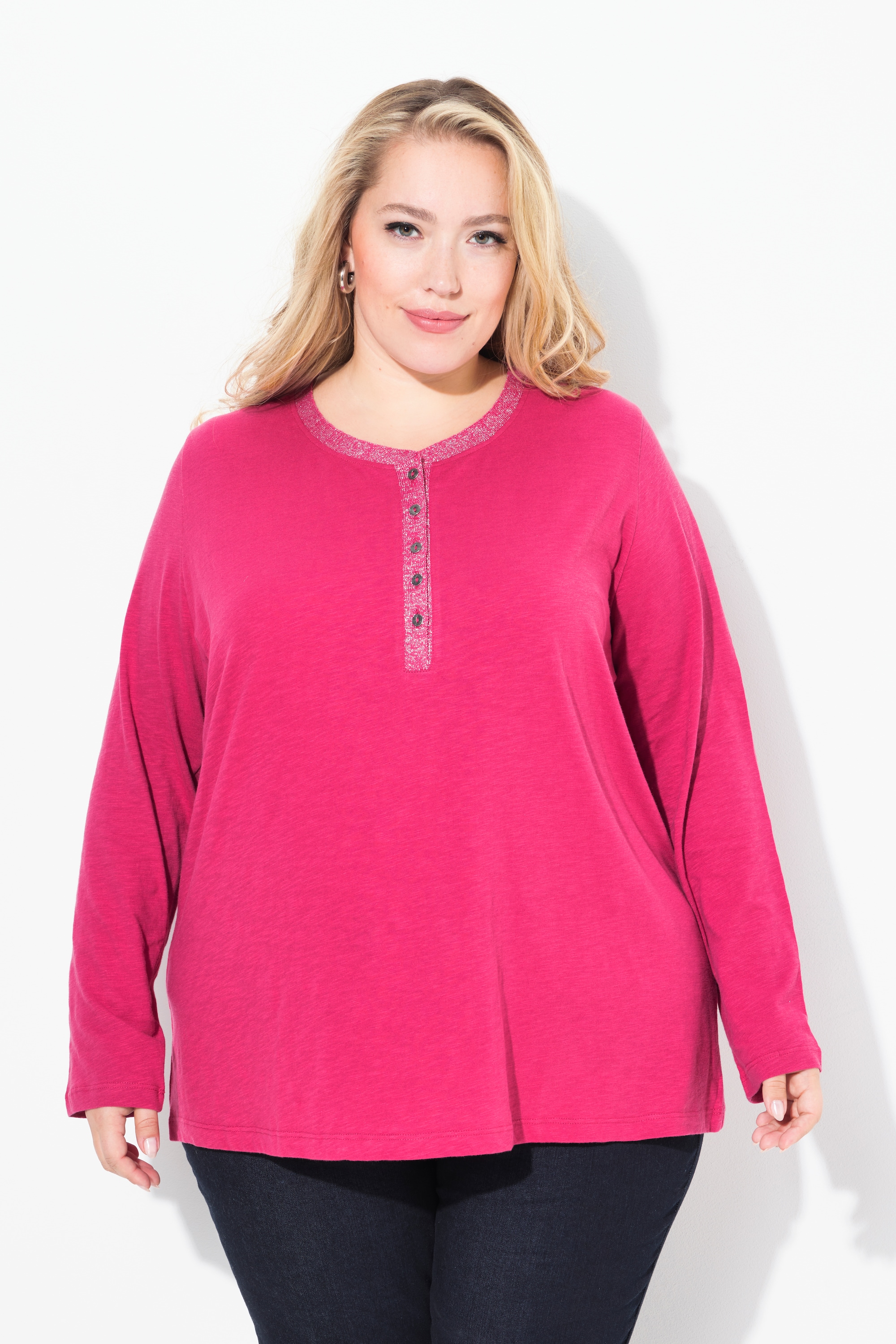 T-shirt encolure en V, ULLA POPKEN