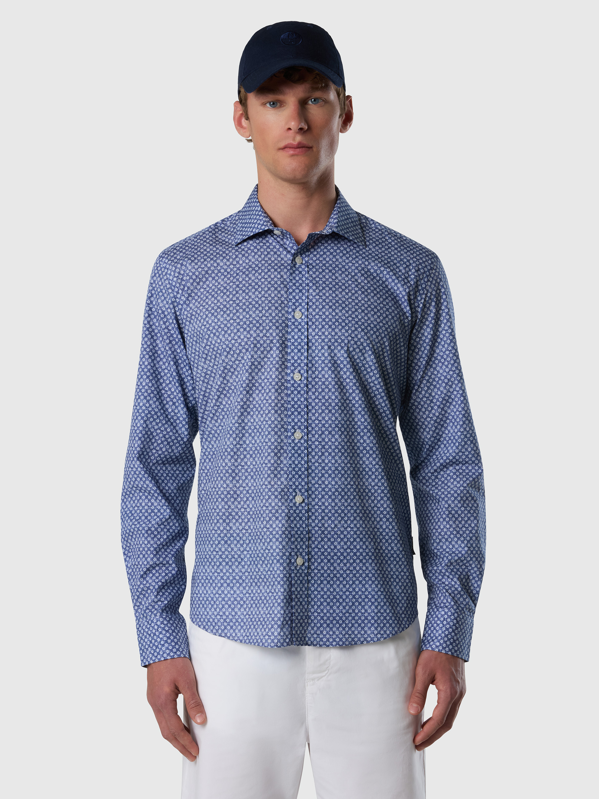 Chemise en popeline à motifs, NORTH SAILS