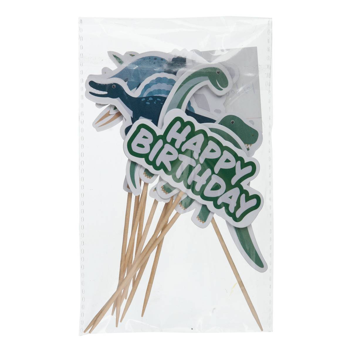 Kit 10 piques décoratifs dinosaure pour gâteau ANNIVERSAIRE, 5FIVE SIMPLY SMART