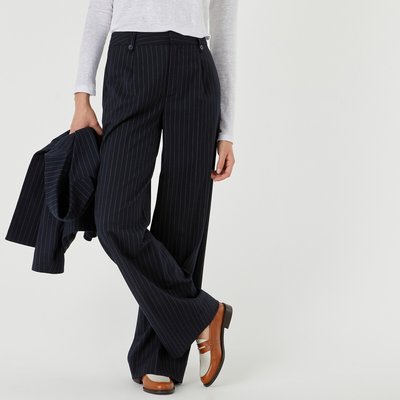Wide Leg Trousers in Tennis Stripes LA REDOUTE COLLECTIONS