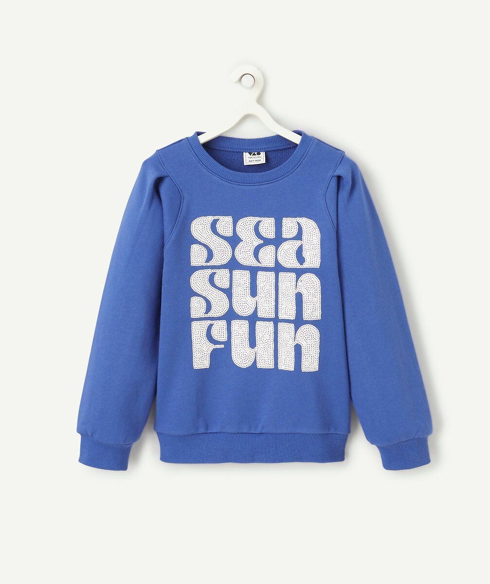 Sweat col rond en molleton