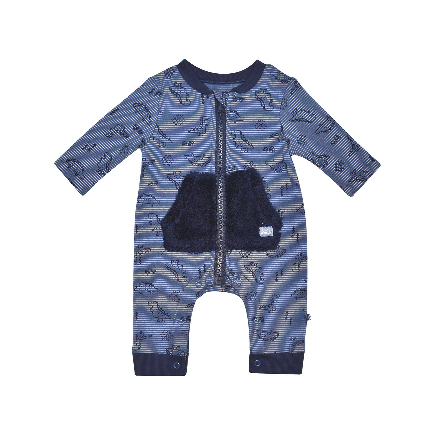 Combinaison ilan molleton ouverture integrale naissance, SUCRE D'ORGE