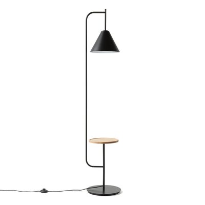 Mugli Metal Floor Lamp with Wooden Shelf LA REDOUTE INTERIEURS