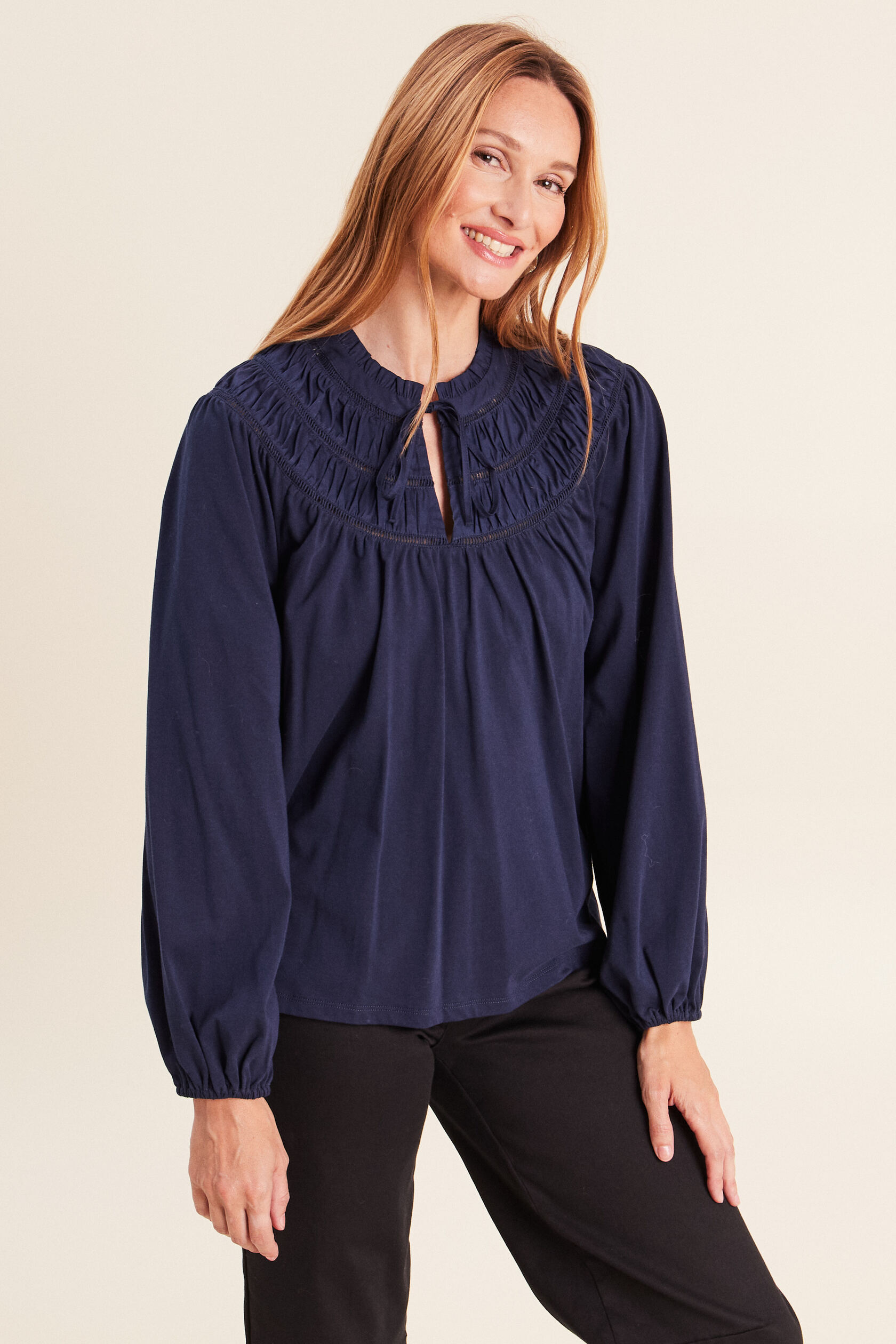 Blouse col tunisien manches longues, BREAL