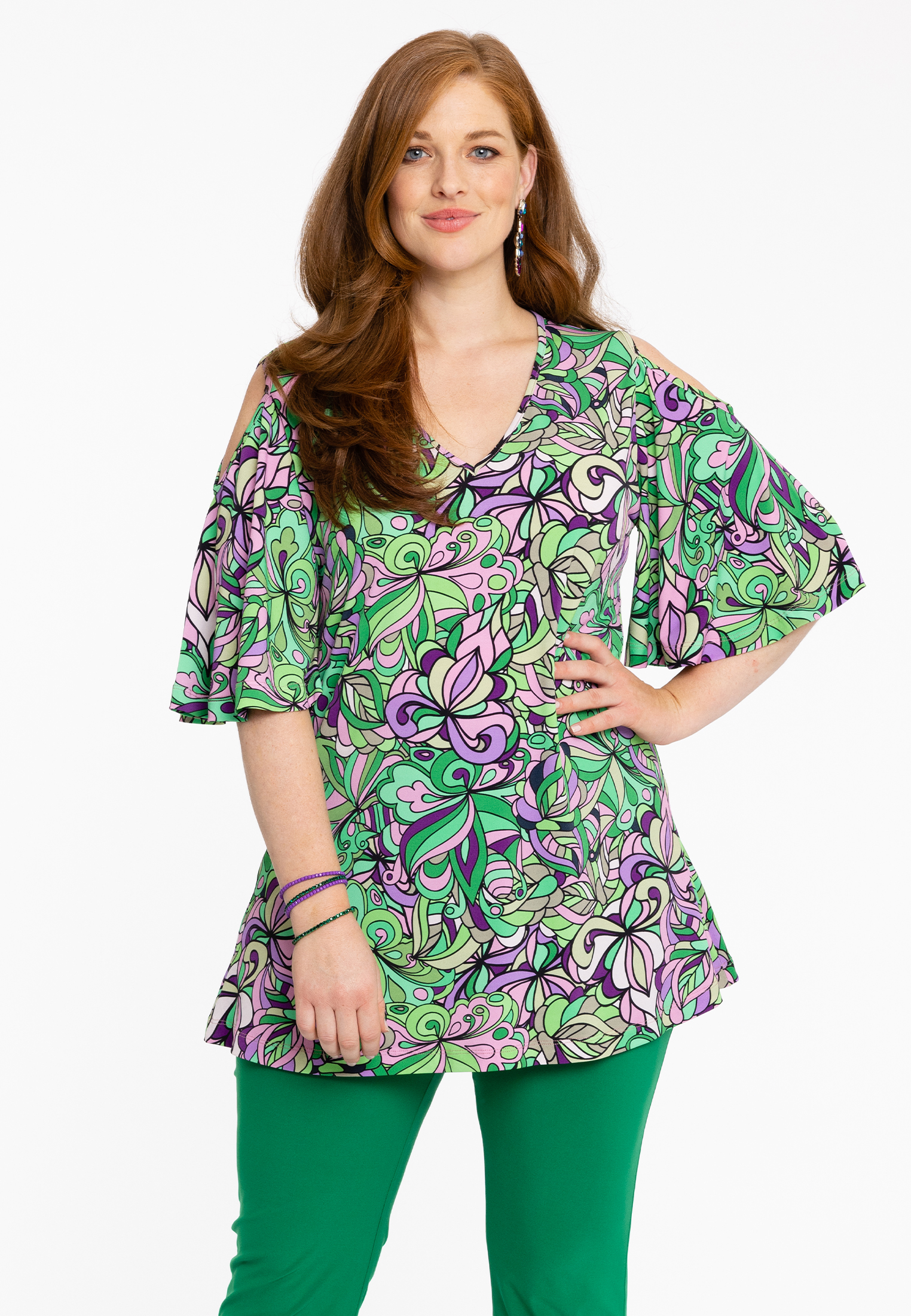 Tunique imprimée paisley, YOEK
