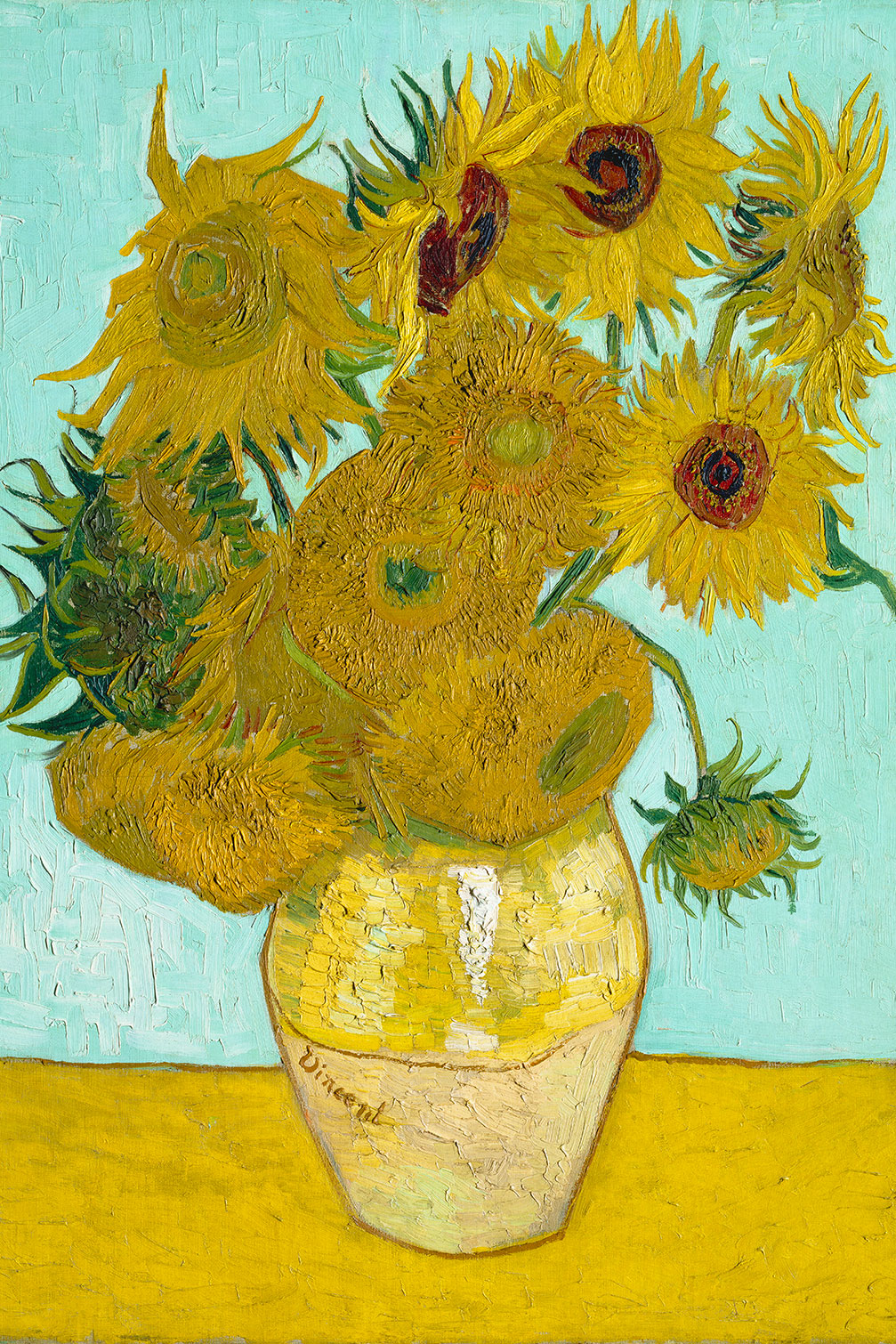 Tableau célèbre Van Gogh Les Tournesols, HEXOA