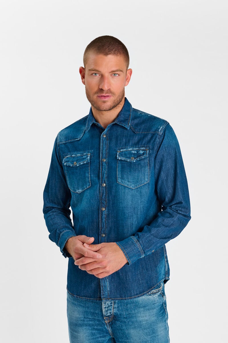 Chemise en jeans JUANITO, LE TEMPS DES CERISES