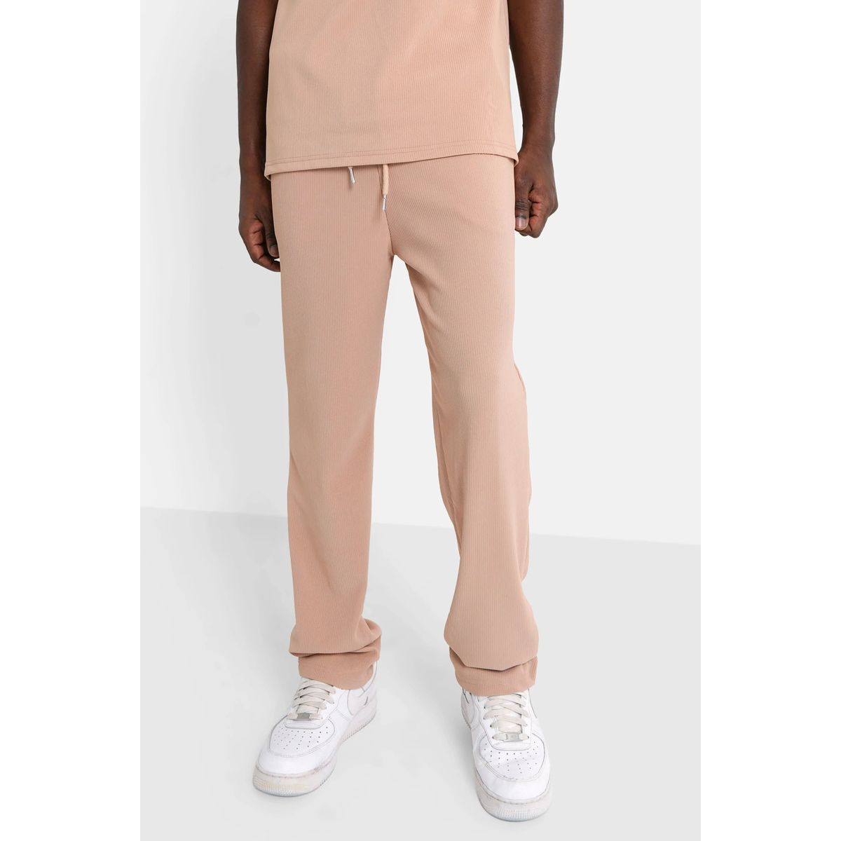 Pantalon plissé online beige