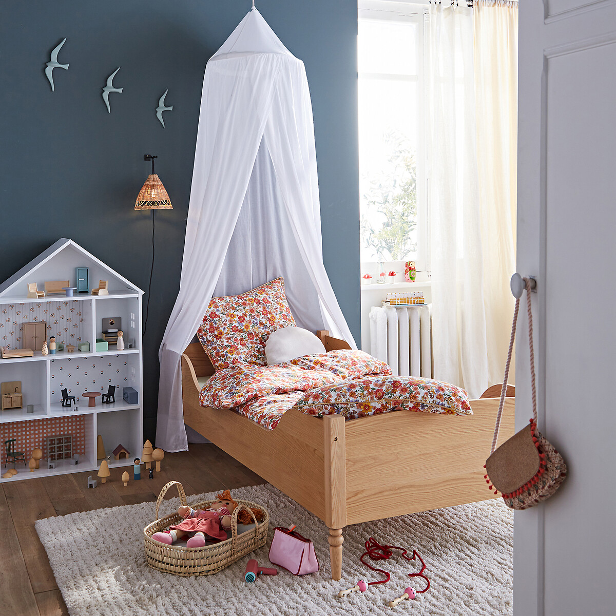 Letto bambino con rete cléa gesso La Redoute Interieurs