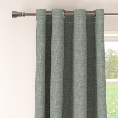 Textured Woven Lined Eyelet Pair of Curtains SO'HOME