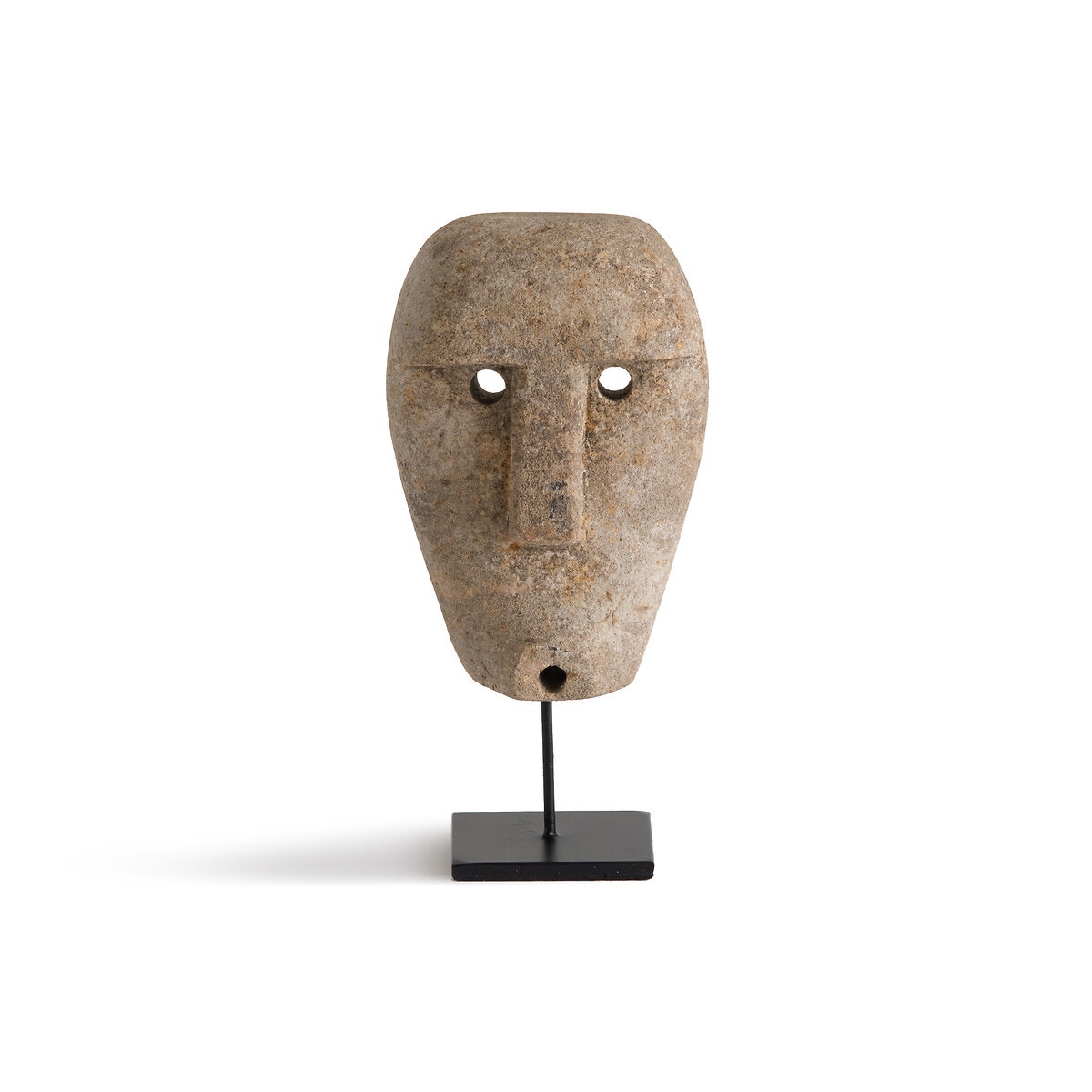 Statuette Île De Pâques En Pierre - 40x15x14cm | Faite Main En Allemagne | Résistante Au Gel - Déco Jardin