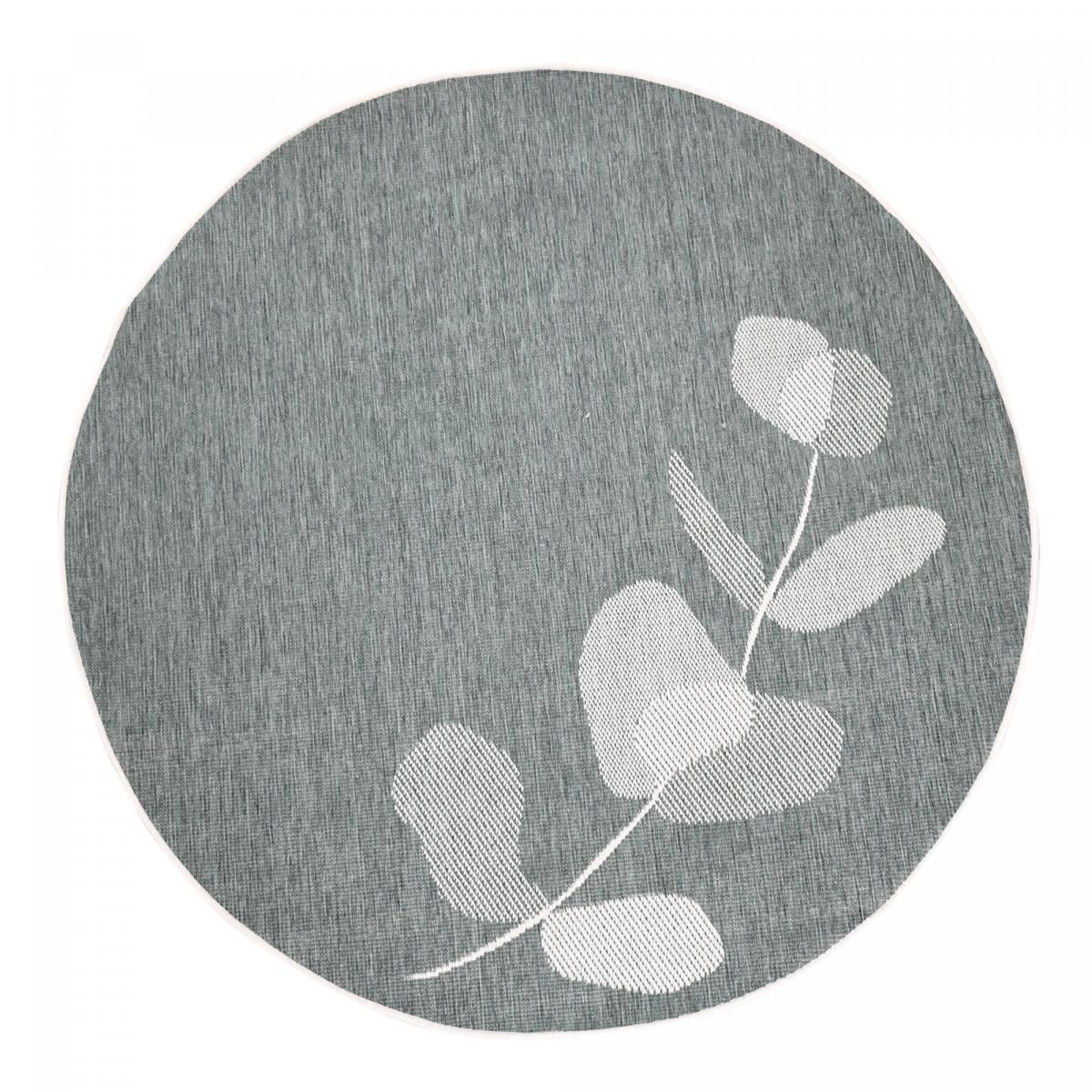 Tapis exterieur CHICHEK Crème 120x120 rond OEKO TEX®