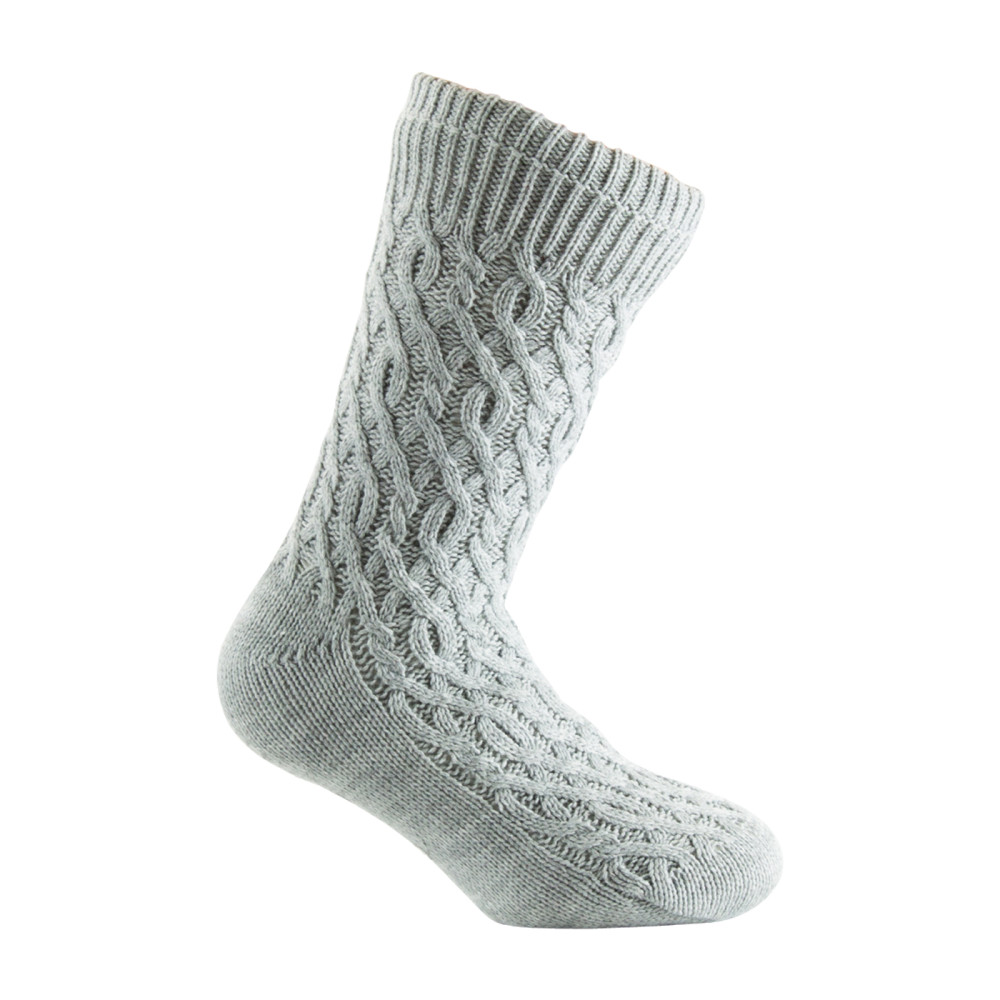 Mi-chaussettes chausson cocooning torsades, KINDY