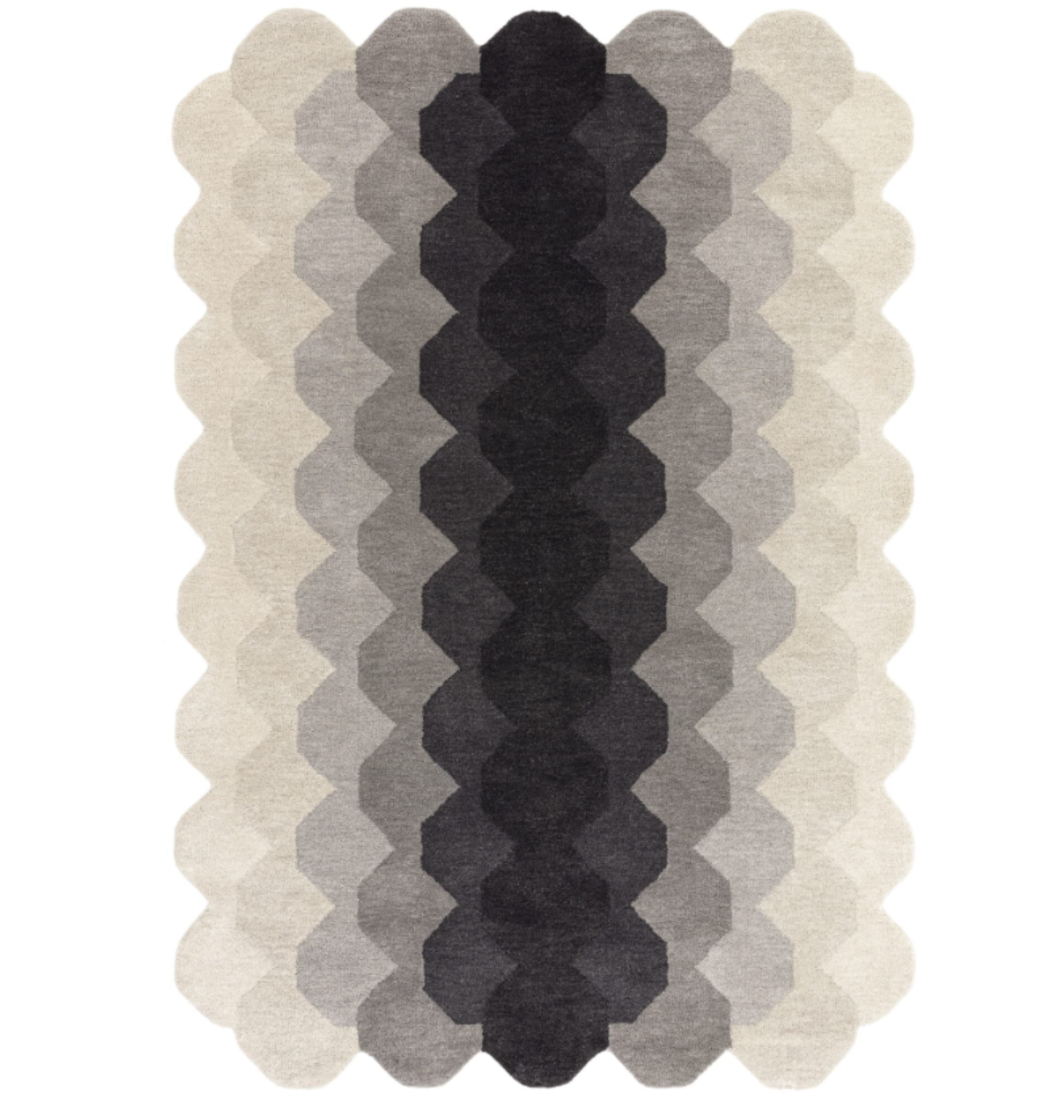 Tapis moderne tufté main en laine KERNEL, NOVATREND