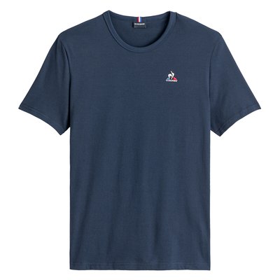 Cotton Essential T-Shirt with Embroidered Logo and Short Sleeves LE COQ SPORTIF