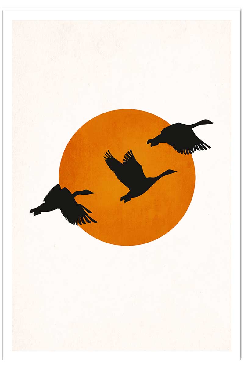 Affiche ""Retour des grues"", HEXOA