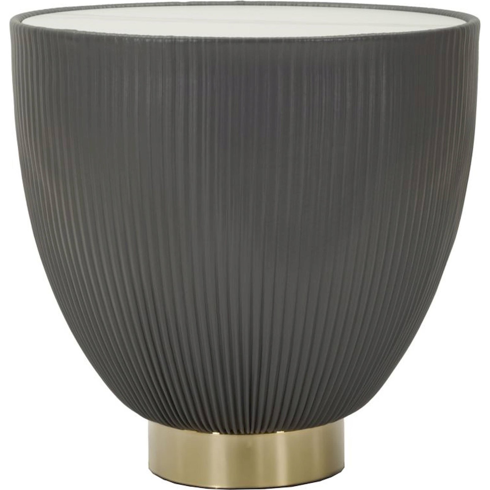 Table basse ronde effet marbre GLAM, RECOLLECTION