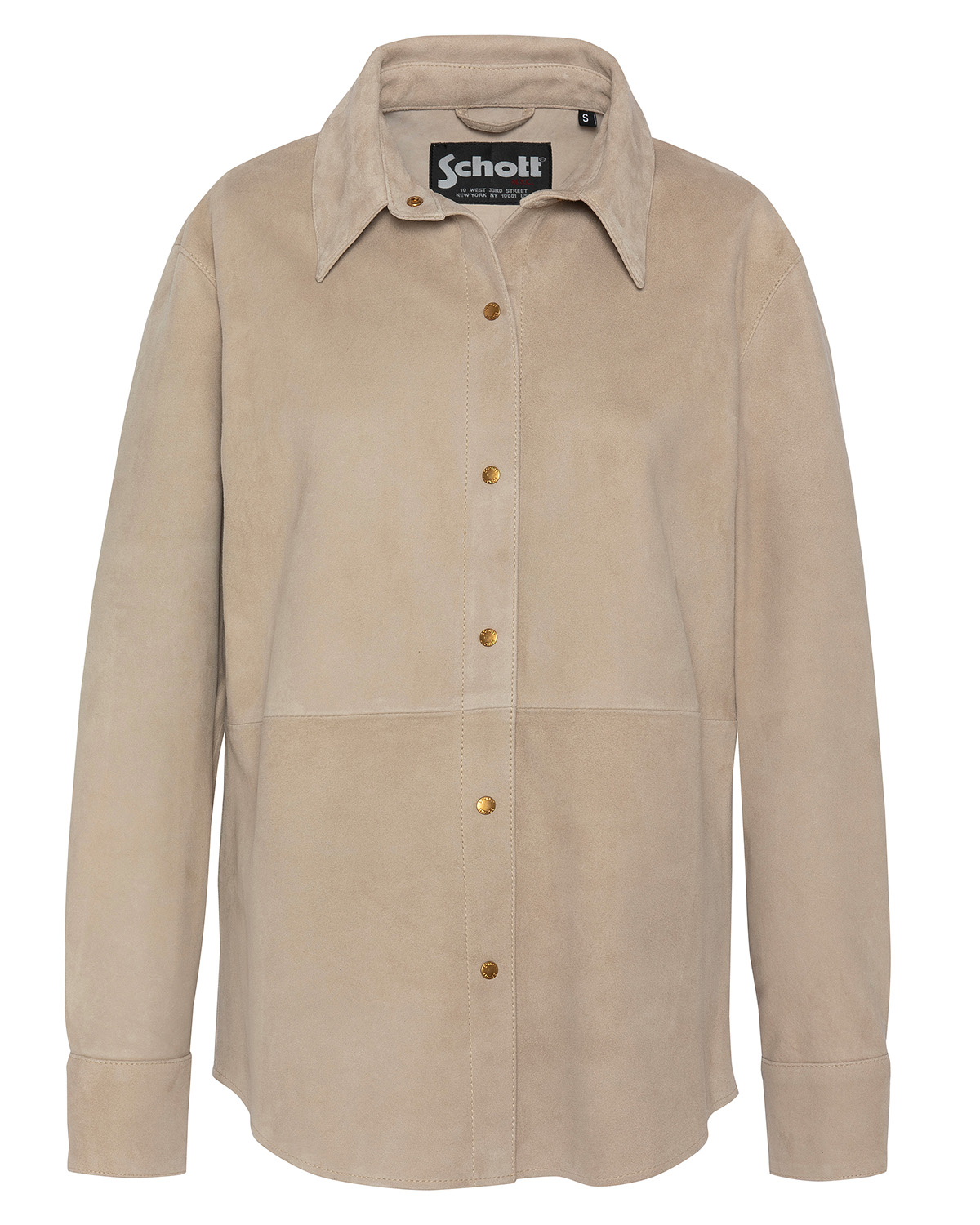 Chemise en chèvre velours, SCHOTT