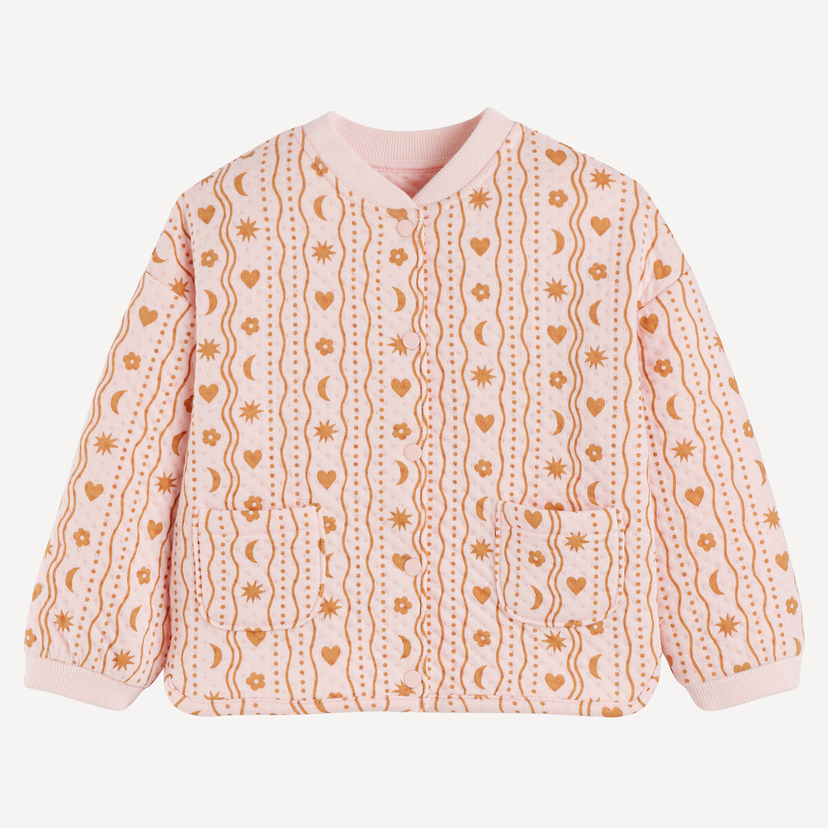Quilted Cardigan with Press Studs, LA REDOUTE COLLECTIONS