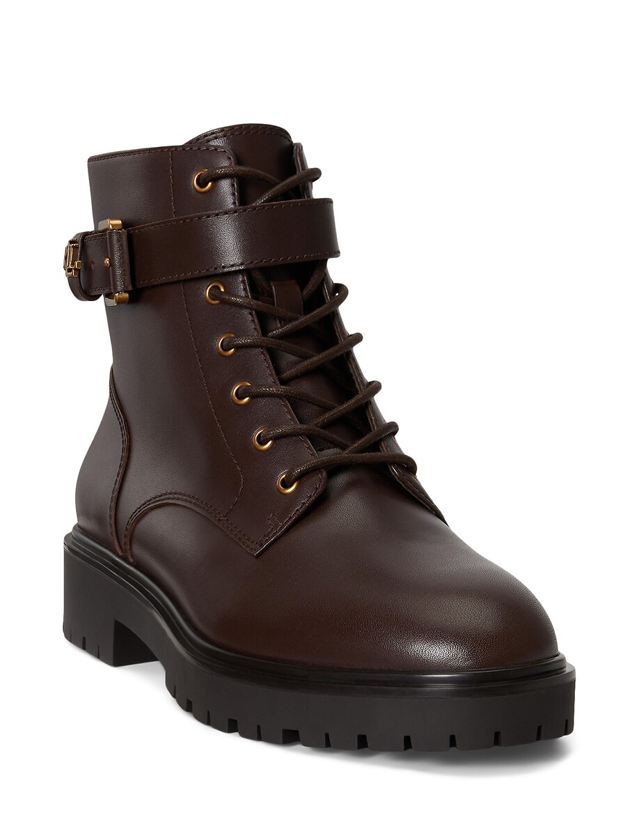 Lauren Ralph Lauren Botines de piel con cordones ALLYSON — photo 2