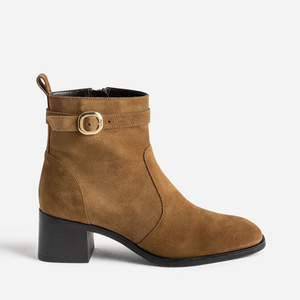 Boots talon sylvia taupe Eram La Redoute