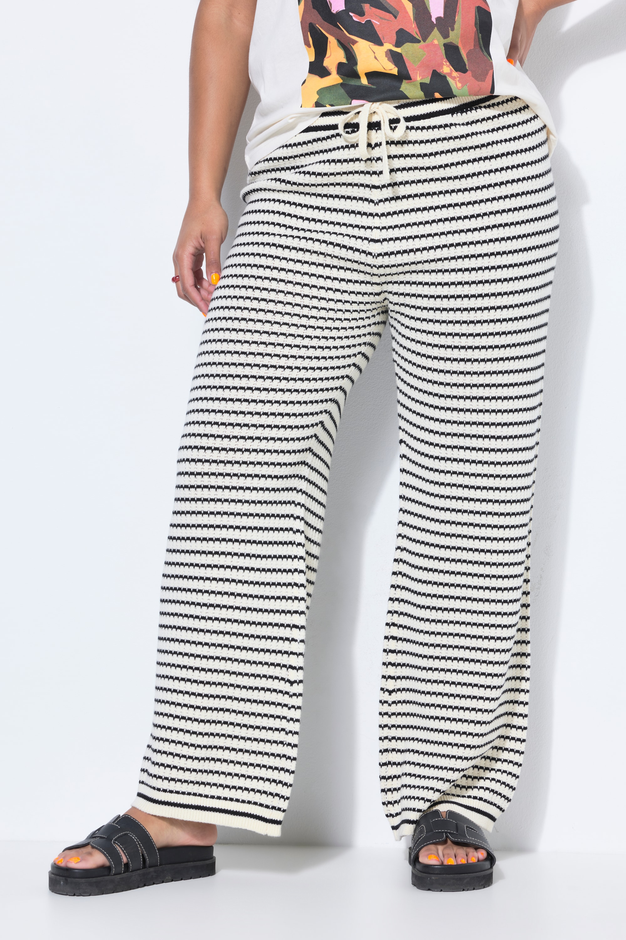 Pantalon en maille à rayures, STUDIO UNTOLD