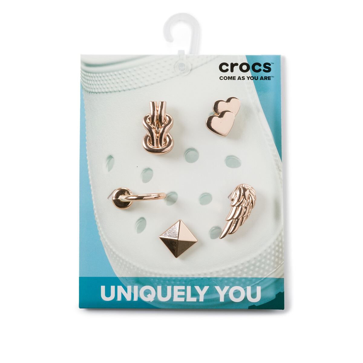 5 jibbitz elevated gold gurl charms 