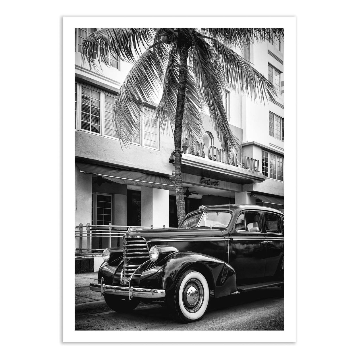 Affiche d'art - Miami Classic car - Philippe Hugonnard, WALL EDITIONS