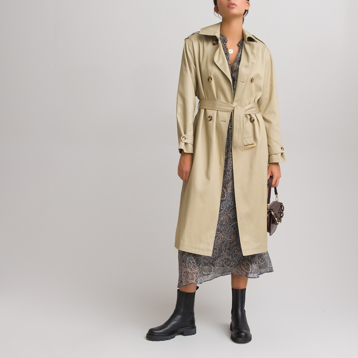 Gray L NoName Trench coat discount 92% WOMEN FASHION Coats Trench coat Casual 