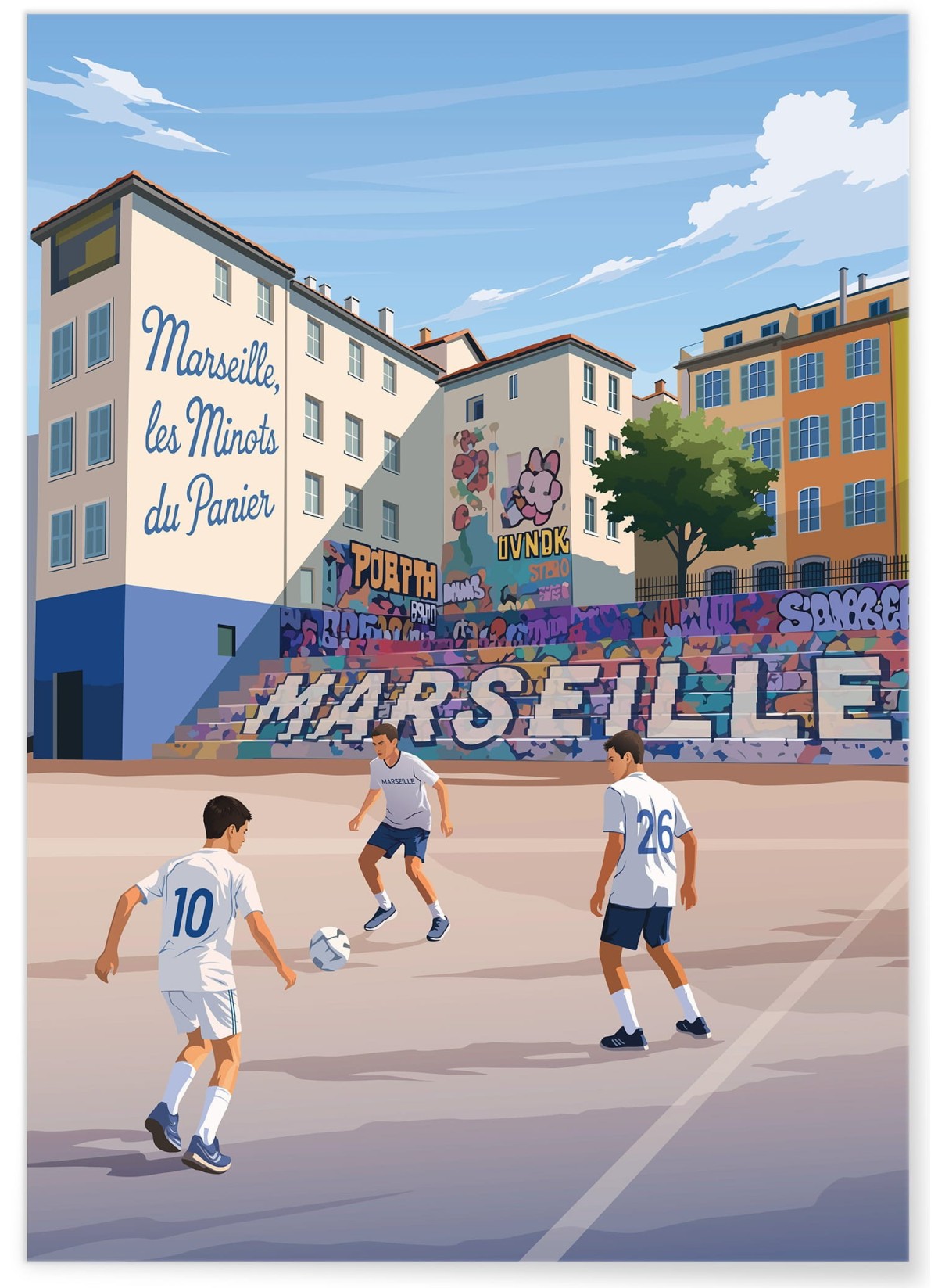 Affiche ville Marseille 5 Le quartier du Panier, L'AFFICHERIE