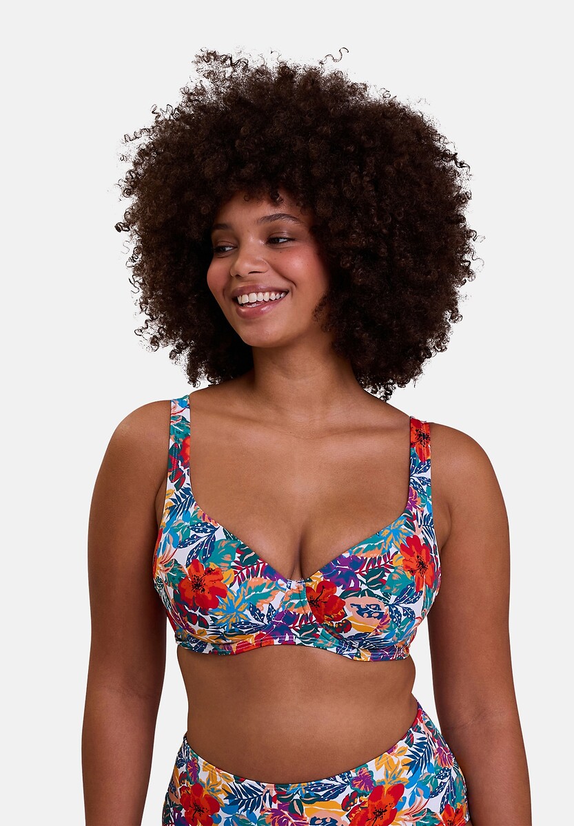 Haut De Bikini Femme Sans Complexe - Pour Poitrines Généreuses (bonnet C à G), Dentelle, Maintien, Confort