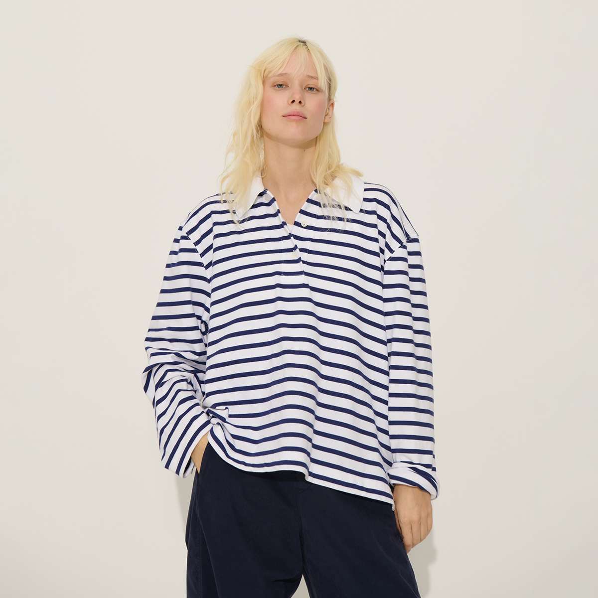 Polo marinière en coton PACO, BENSIMON