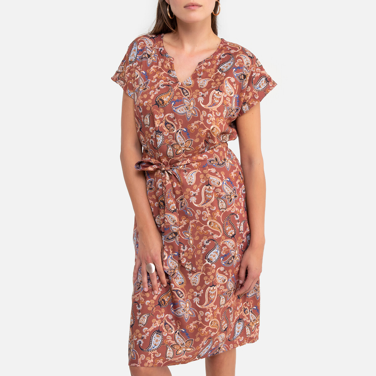 mid length shift dress