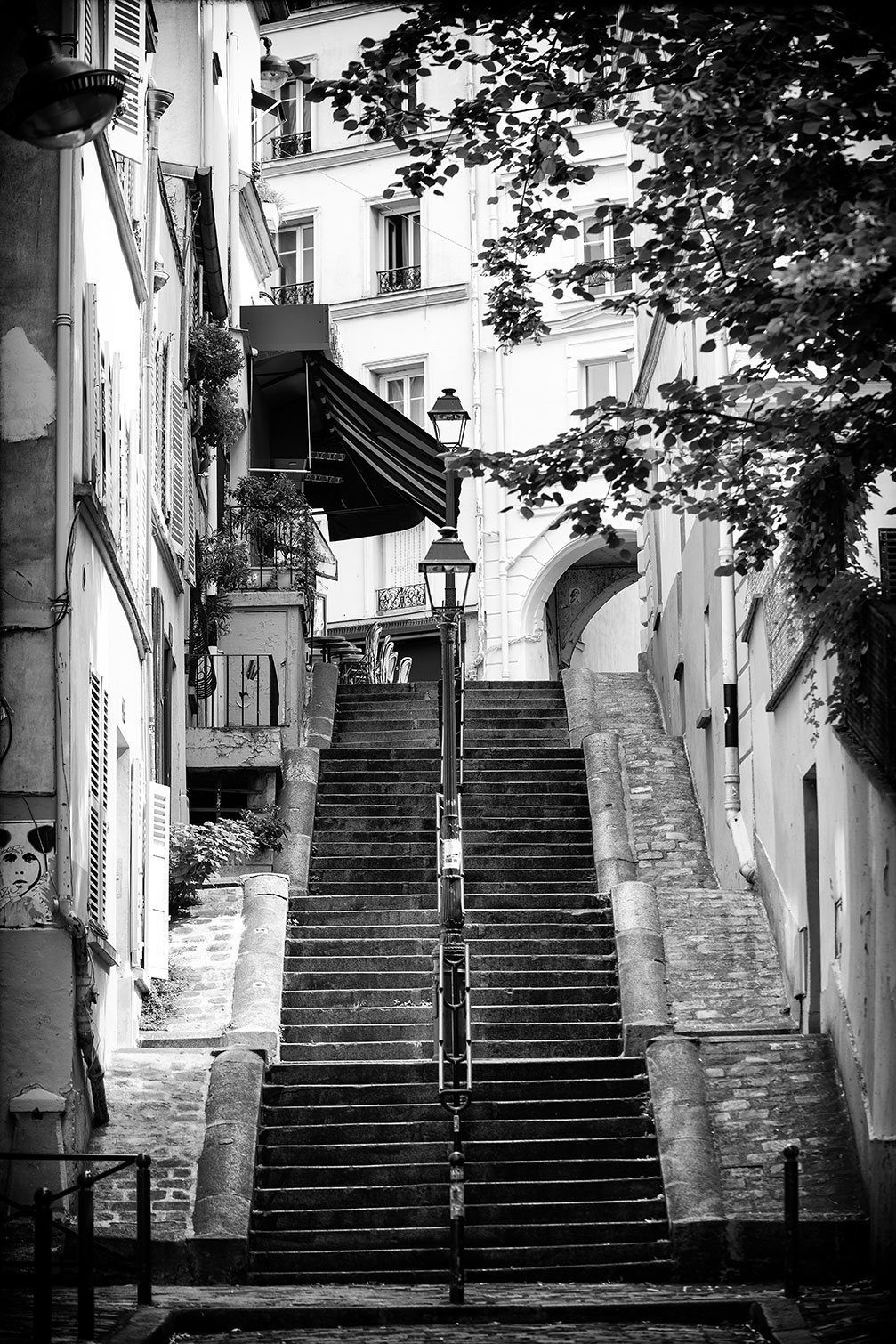 Tableau Paris rue de Montmartre, HEXOA