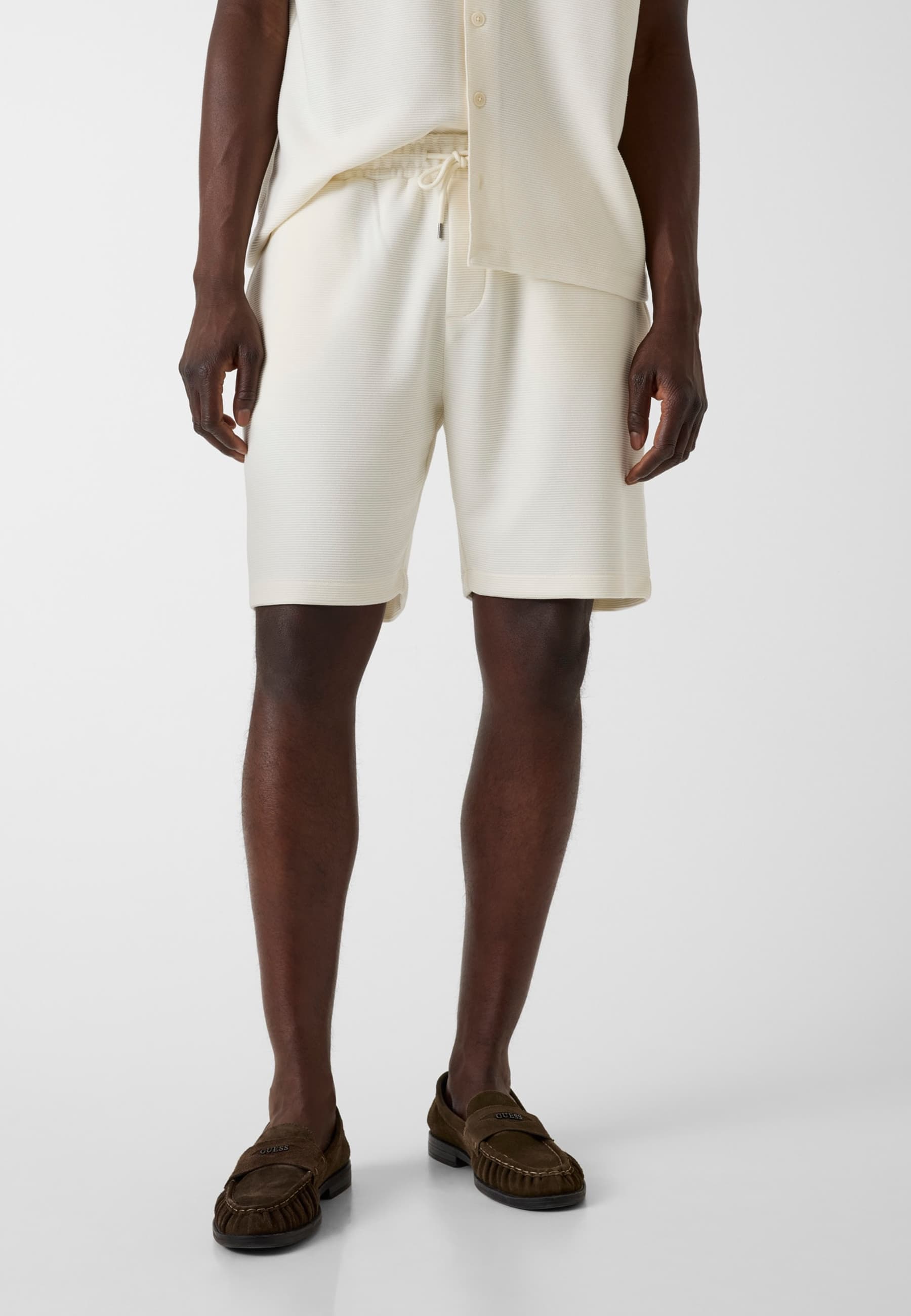 Shorts En Mélange De Viscose, GUESS