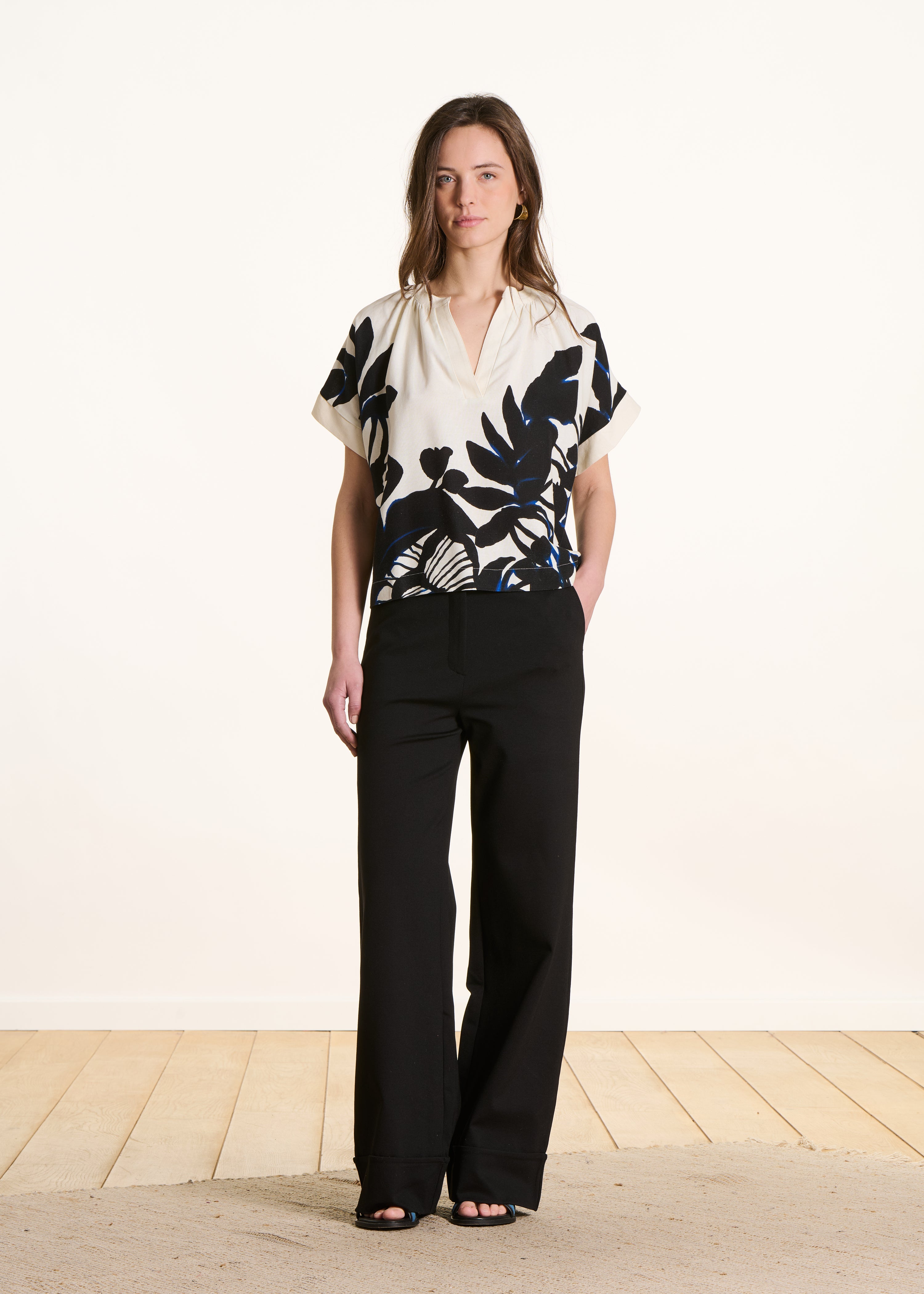 Pantalon en milano taille haute, LA FEE MARABOUTEE
