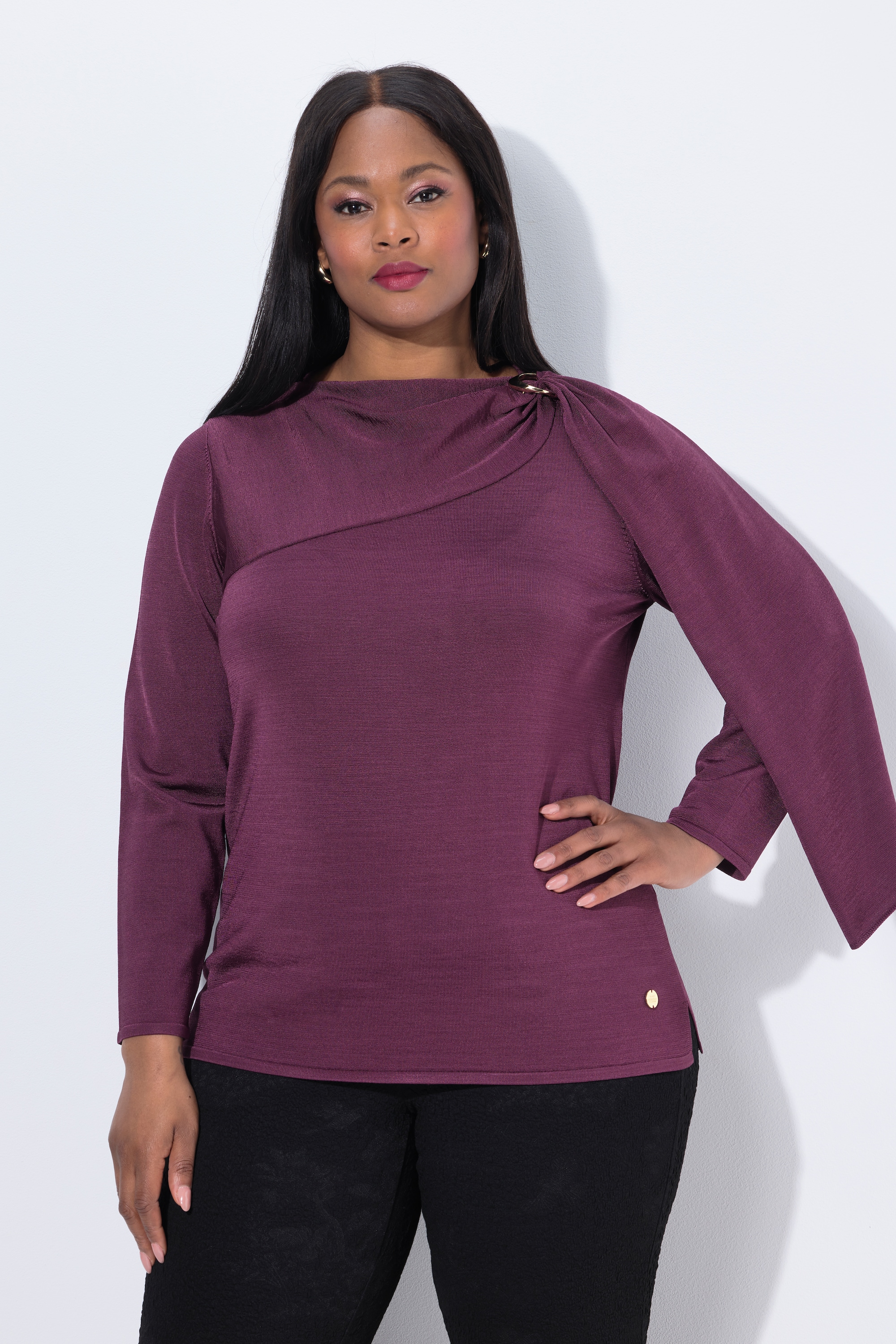 Pull à col rond et manches longues, ULLA POPKEN