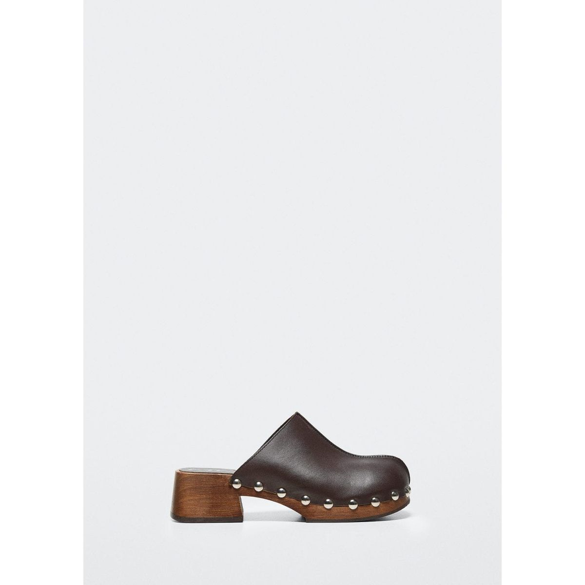 Chaussures Mules Sabots Via della spiga Milano Sabot brun-cr\u00e8me style d\u00e9contract\u00e9 