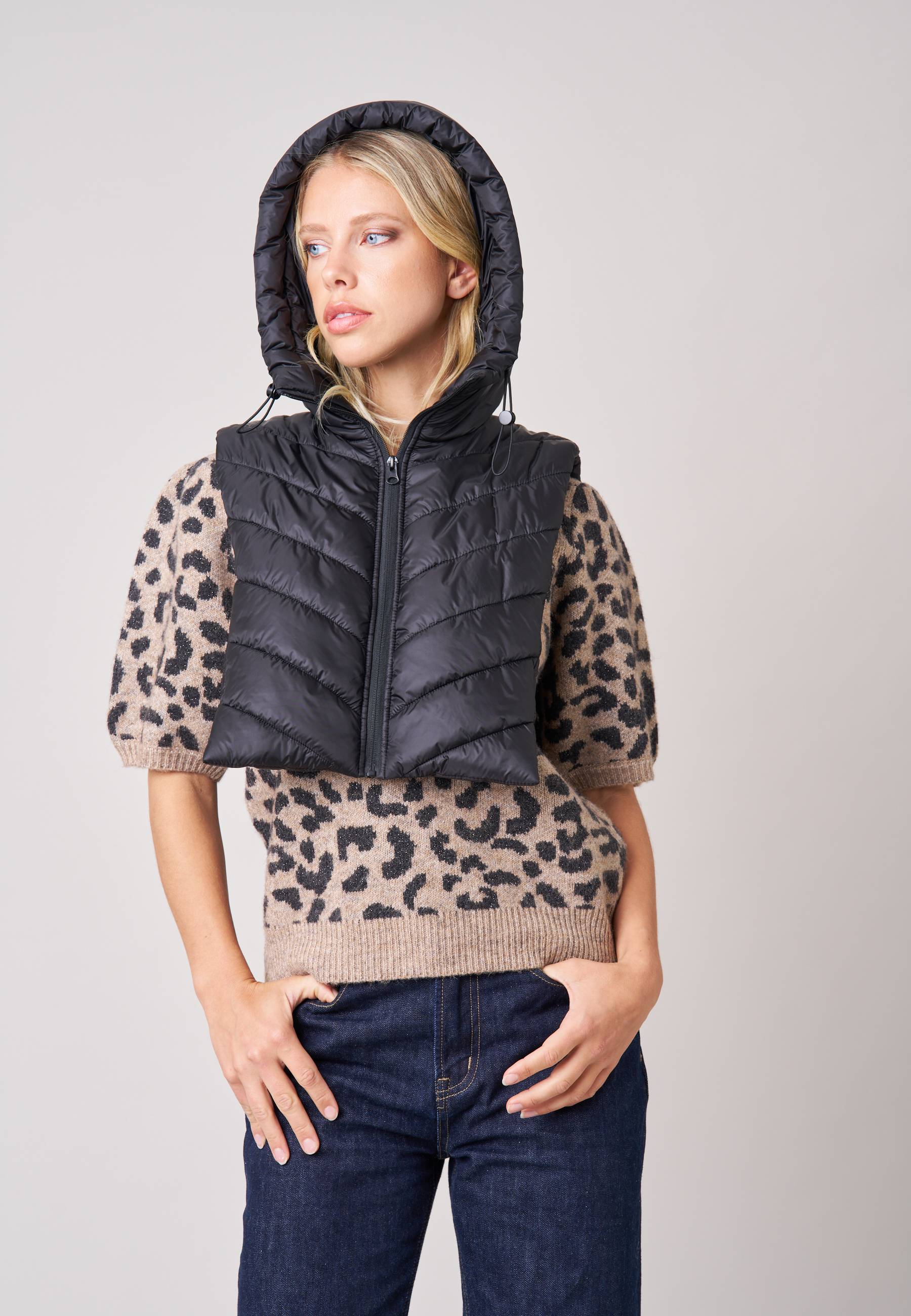 Capuche femme matelassée HOODIE, DEELUXE