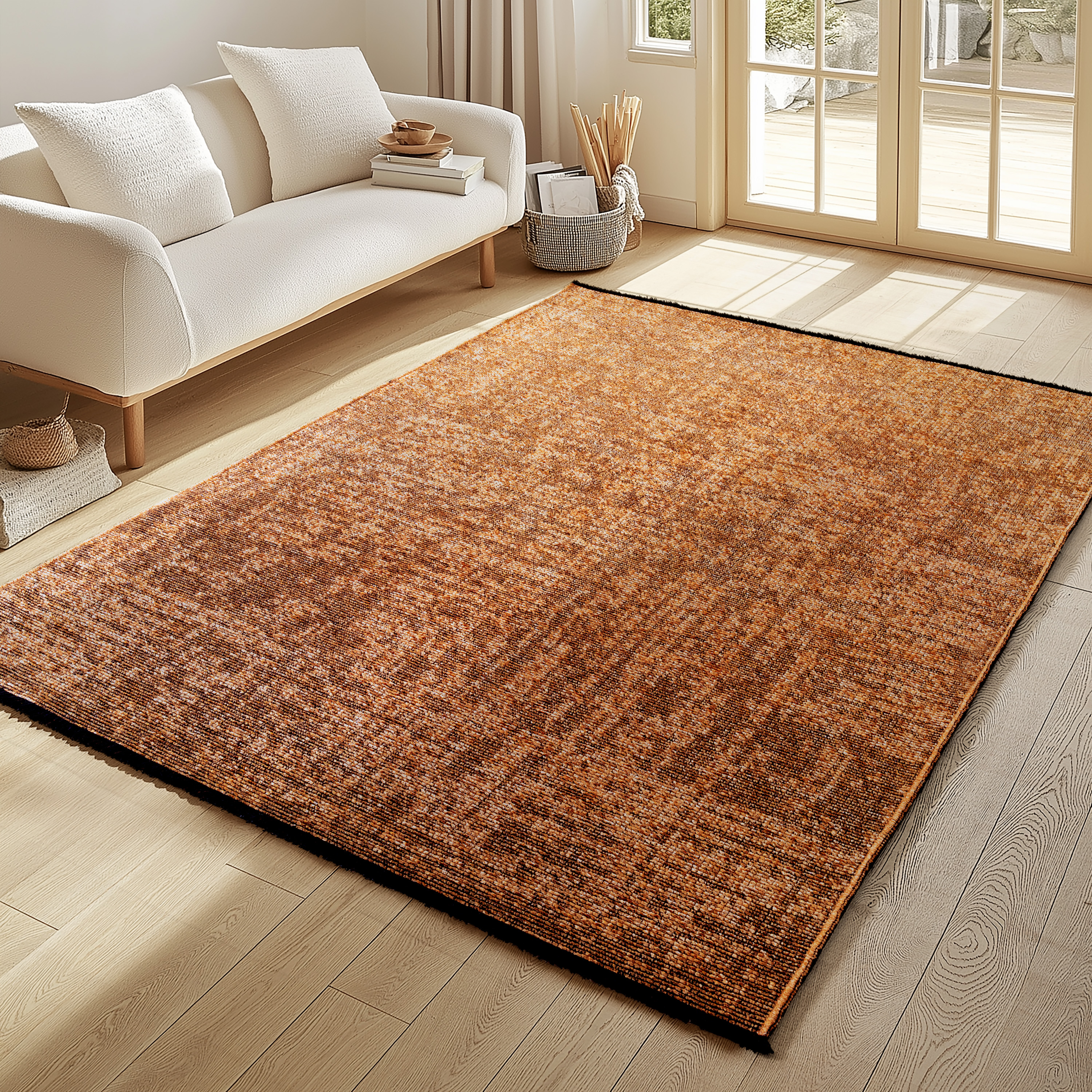 Tapis en coton à poils ras MIRA, NAZAR RUGS