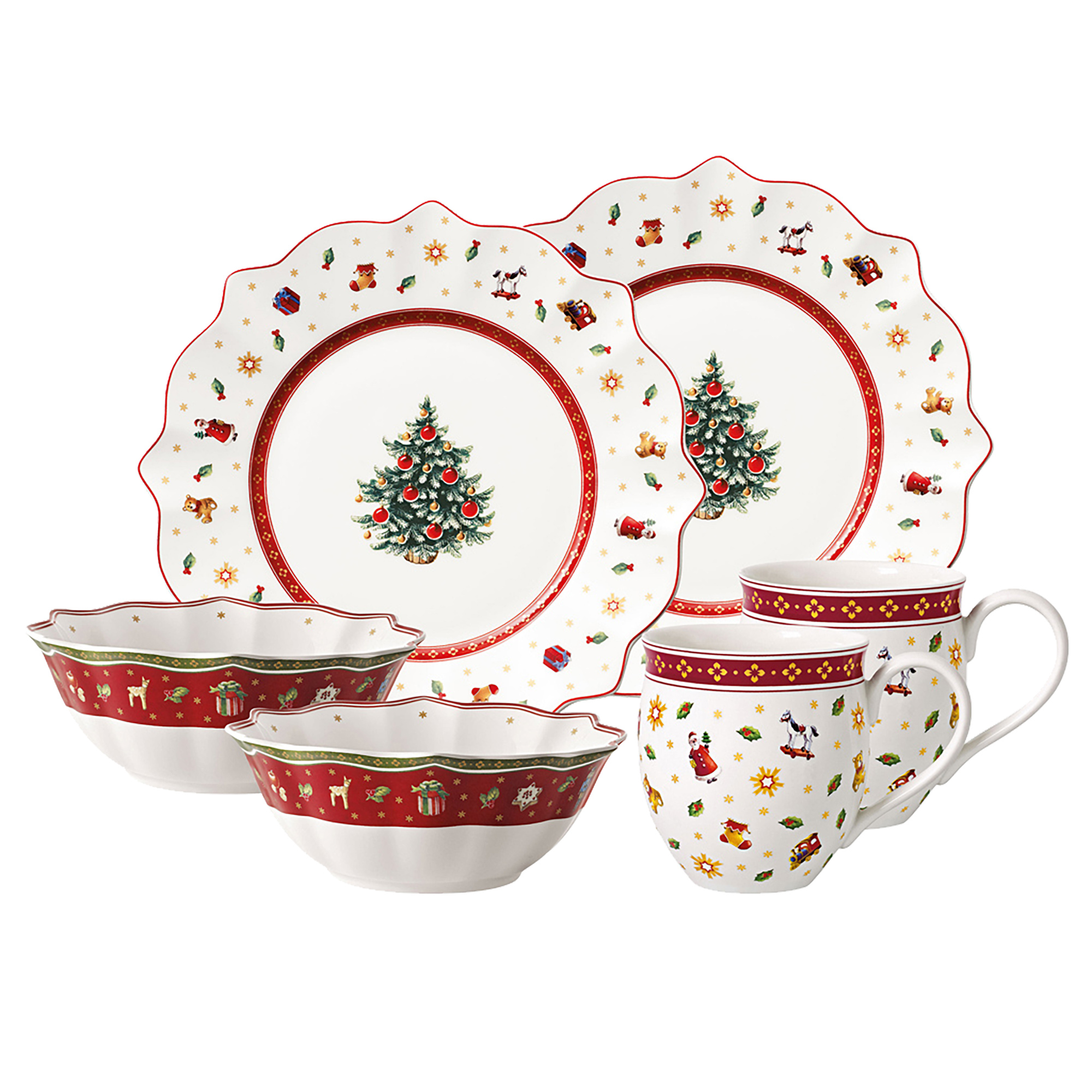 Set Petit-Déjeuner Pour 2, Blanc, 6 Pcs TOY'S DELIGHT, VILLEROY & BOCH