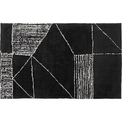 Tapis Opaco Net 240x170cm noir et blanc KARE DESIGN