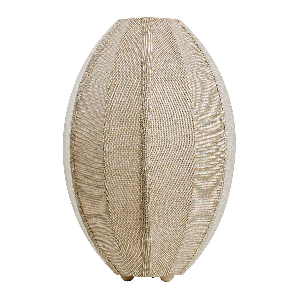 Lampe CALYPSO en toile de jute, BLANC D’IVOIRE